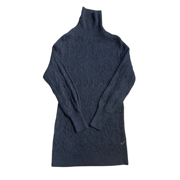NWT New Moon Aritzia Sweater Dress Black Noir Knit Knitted Wool Blend Sz M - Picture 10 of 16